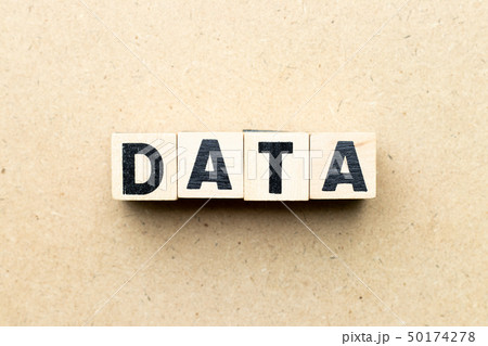 Alphabet letter block in word data 50174278