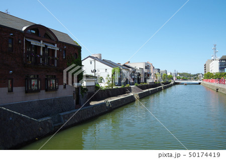堀川(京橋川)沿いの街並み風景 … 島根県 松江市 天候:快晴 堀川(京橋川)沿いの街並み風景 … 島根県 松江市 天候:快晴 50174419