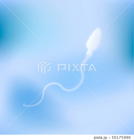 White spermatozoid cell, microscopic view on soft White spermatozoid cell, microscopic view on soft 50175990