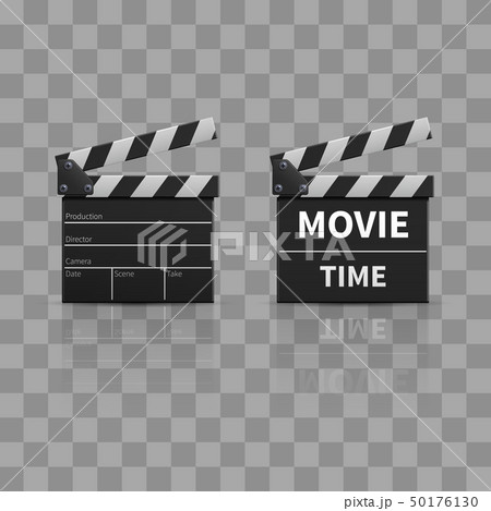 Movie clapperboard or film clapper 50176130