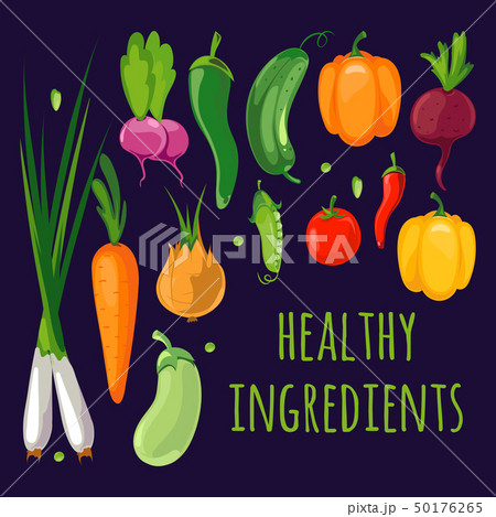 Colorful fruits and vegetables 50176265