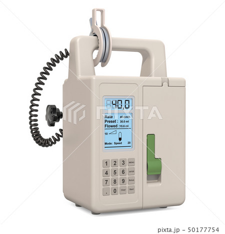 Infusion Pump, 3D rendering 50177754