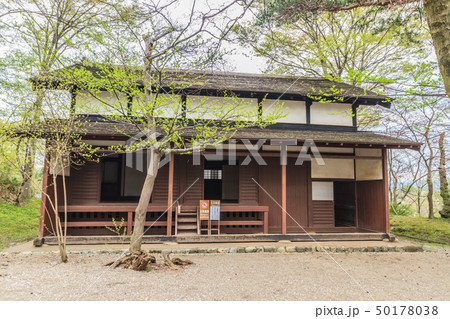 春の久保田城の御物頭御番所の風景 春の久保田城の御物頭御番所の風景 50178038