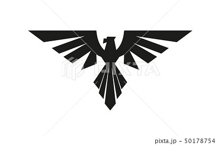Heraldic eagle logo. Isolated on white background 50178754