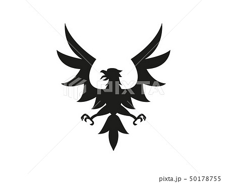 Eagle symbol or sign. Isolated on white background 50178755
