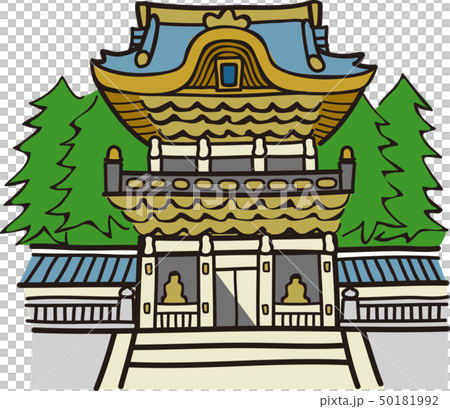 Nikko Toshogu Stock Illustration