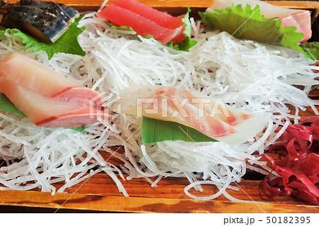 刺身盛り 素材 背景 川内市 鹿児島県 刺身盛り 素材 背景 川内市 鹿児島県 50182395
