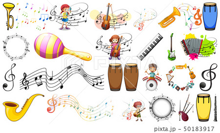Set of music element Set of music element 50183917