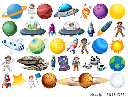 Set of space decor element 50184375