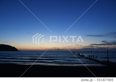 原島桟橋の夕焼け 原島桟橋の夕焼け 50187489