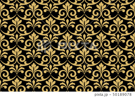 Floral pattern. Vintage wallpaper in the Baroque 50189078