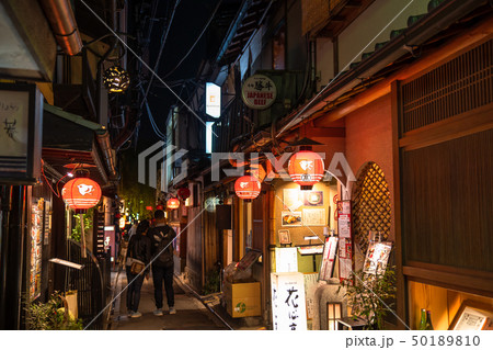 《京都府》先斗町・夜の歓楽街 50189810