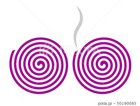 蚊取線香のイラストです イラストレーターみやもとかずみのちょこっとブログ