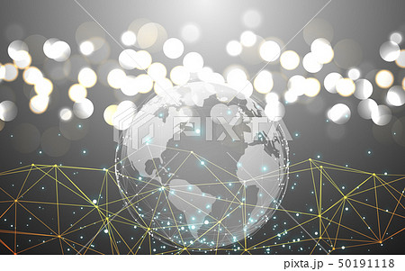 digital technology on the world abstract backgroun 50191118