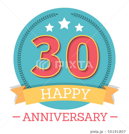 30 Years Anniversary Emblem 30 Years Anniversary Emblem 50191807