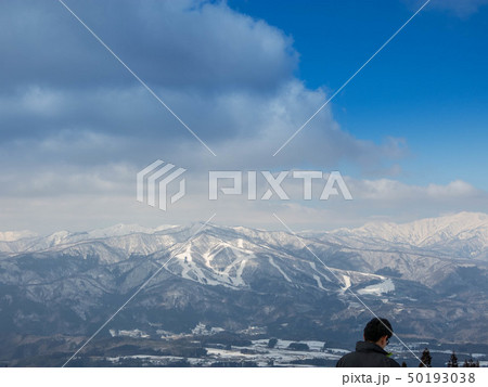 鷲ヶ岳スキー場から見た大日岳 50193038