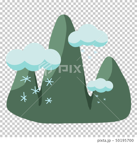 Snow and mountain range 50195700