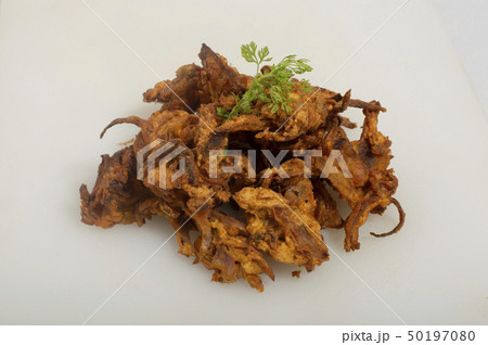 Kanda Bhaji or Pyaj Pakode or fried onion pakora. 50197080