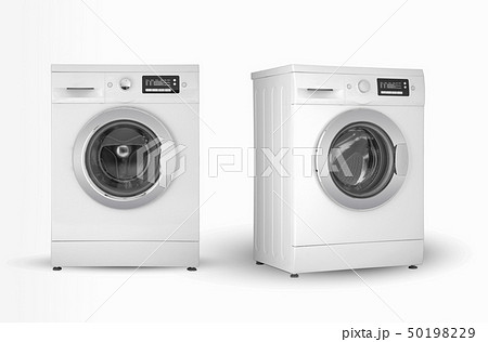 washing machine on white background 50198229