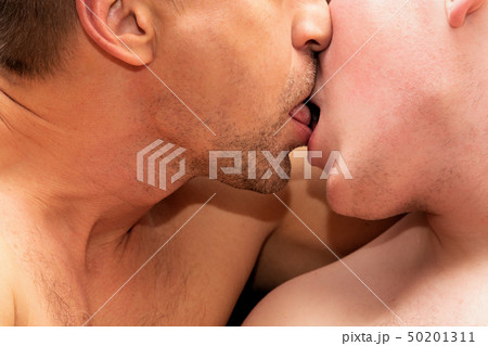 Two guys are kissing. Love and relationships 50201311