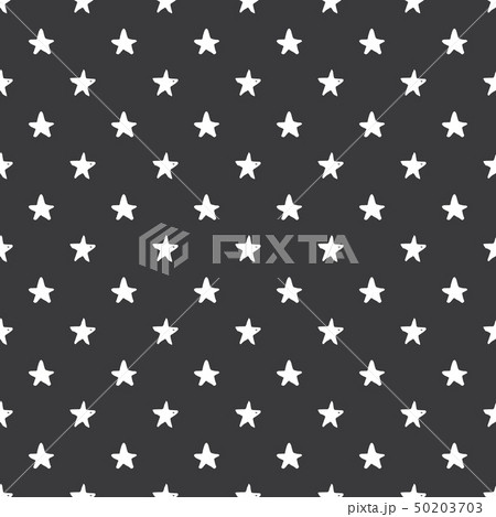 Star seamless pattern, Hand drawn sketched doodles 50203703