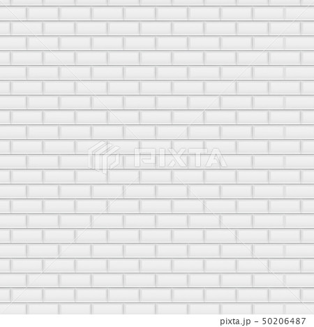 White Brick Background 50206487