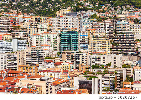 Monte Carlo, Monaco aerial view Monte Carlo, Monaco aerial view 50207267