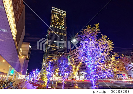 あべのハルカスとイルミネーション 50208293