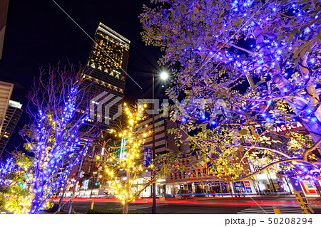 あべのハルカスとイルミネーション 50208294