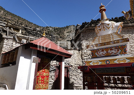 ネパール　マルファ (Marpha)のチベット仏教寺院 50209651