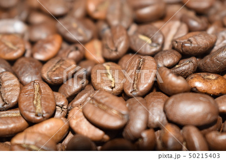 Roasted coffee beans, coffee, aromatic food and Roasted coffee beans, coffee, aromatic food and 50215403