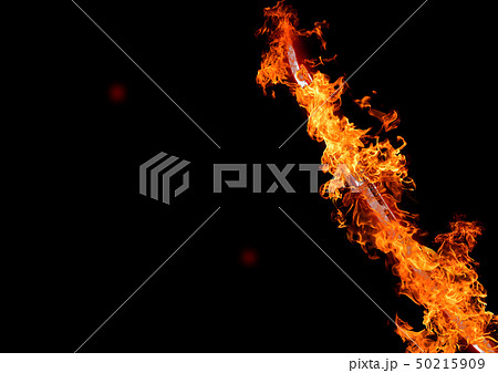 炎の剣のイラスト素材 50215909 Pixta