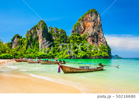 Clear water beach in Thailand 50216680