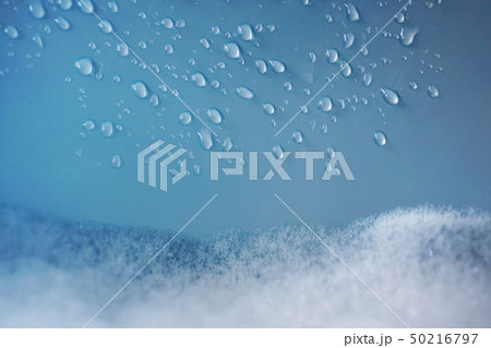 Foam Bubble Texture Background. Closeup Macro 50216797