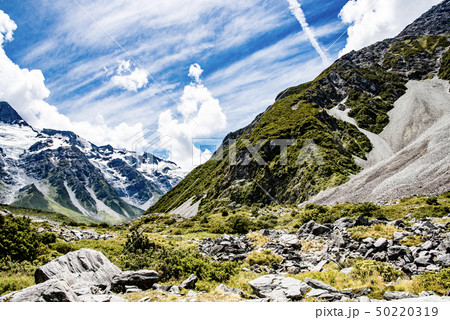 マウントクック国立公園のフッカーバレートラック 50220319