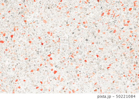 terrazzo floor old small rock color texture  50221084