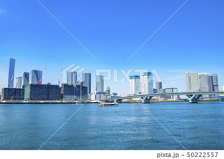 【東京都】豊洲ぐるり公園からの風景 50222557