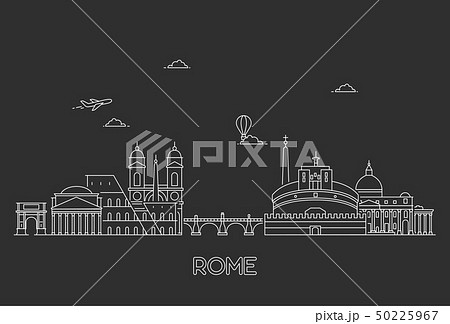 Rome skyline, Italy Rome skyline, Italy 50225967