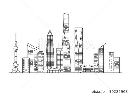 Shanghai city skyline. 50225968