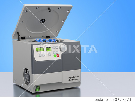 Laboratory centrifuge on the desk, 3D rendering 50227271
