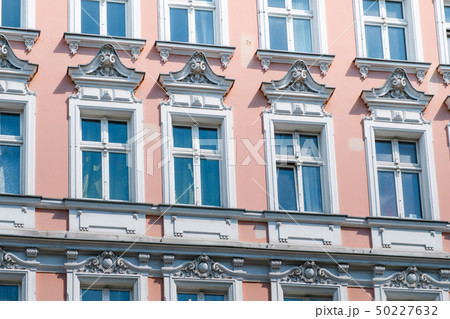 windows on period building facade -restored windows on period building facade -restored 50227632