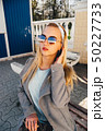 young woman in city 50227733