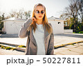 young woman in  city 50227811
