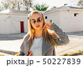 young woman in  city 50227839