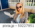 young woman in city 50227951