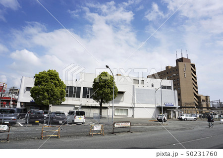 西鉄新栄町駅の写真素材