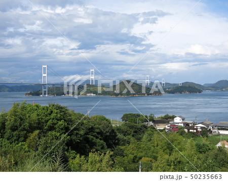 来島海峡大橋（来島海峡サービスエリア展望台からの眺め） 50235663