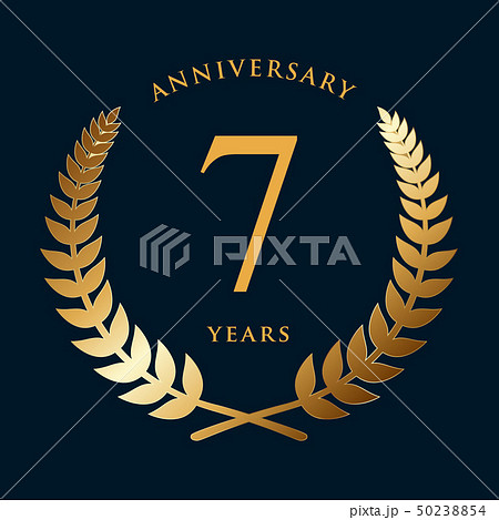 Seven years of anniversary. Isolated vector 50238854