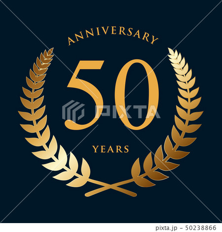 Fifty years of anniversary. Isolated vector 50238866