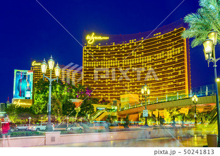 Main street of Las Vegas-is the Strip in evening Main street of Las Vegas-is the Strip in evening 50241813